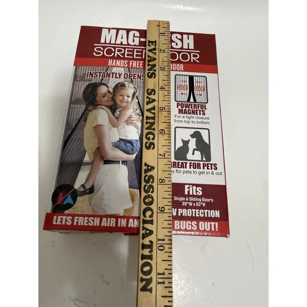 MAG-MESH Magnetic‎ Screen Door Heavy Duty Strong Magnets & Mesh 39
